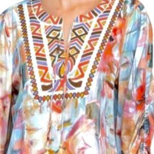 John Mark watercolor top size S.